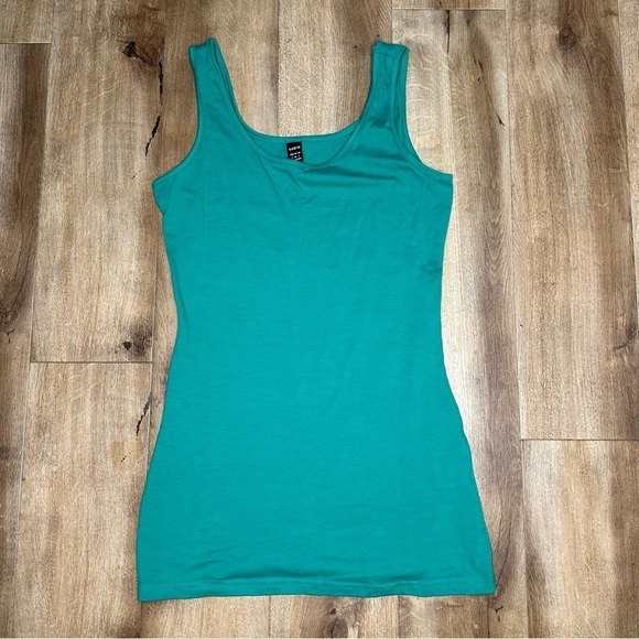 Shein Teal Tank Top Size Small - Picture 1 of 8